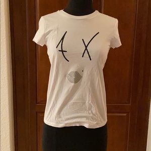 AX white tee